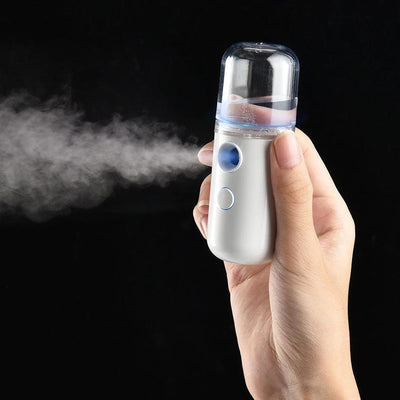 Mini Nano Mist Facial Sprayer Face Steamer Humidifier Nebulizer